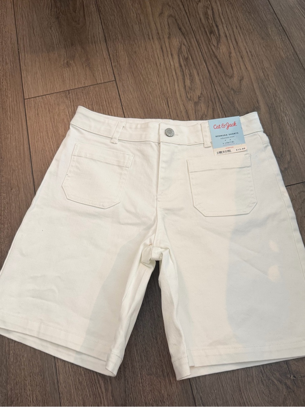 Cat & Jack White girls  Bermuda Shorts